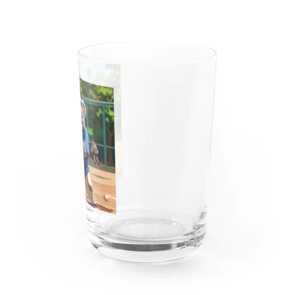 ganeshaのコアラップンで野球をしよう Water Glass :right