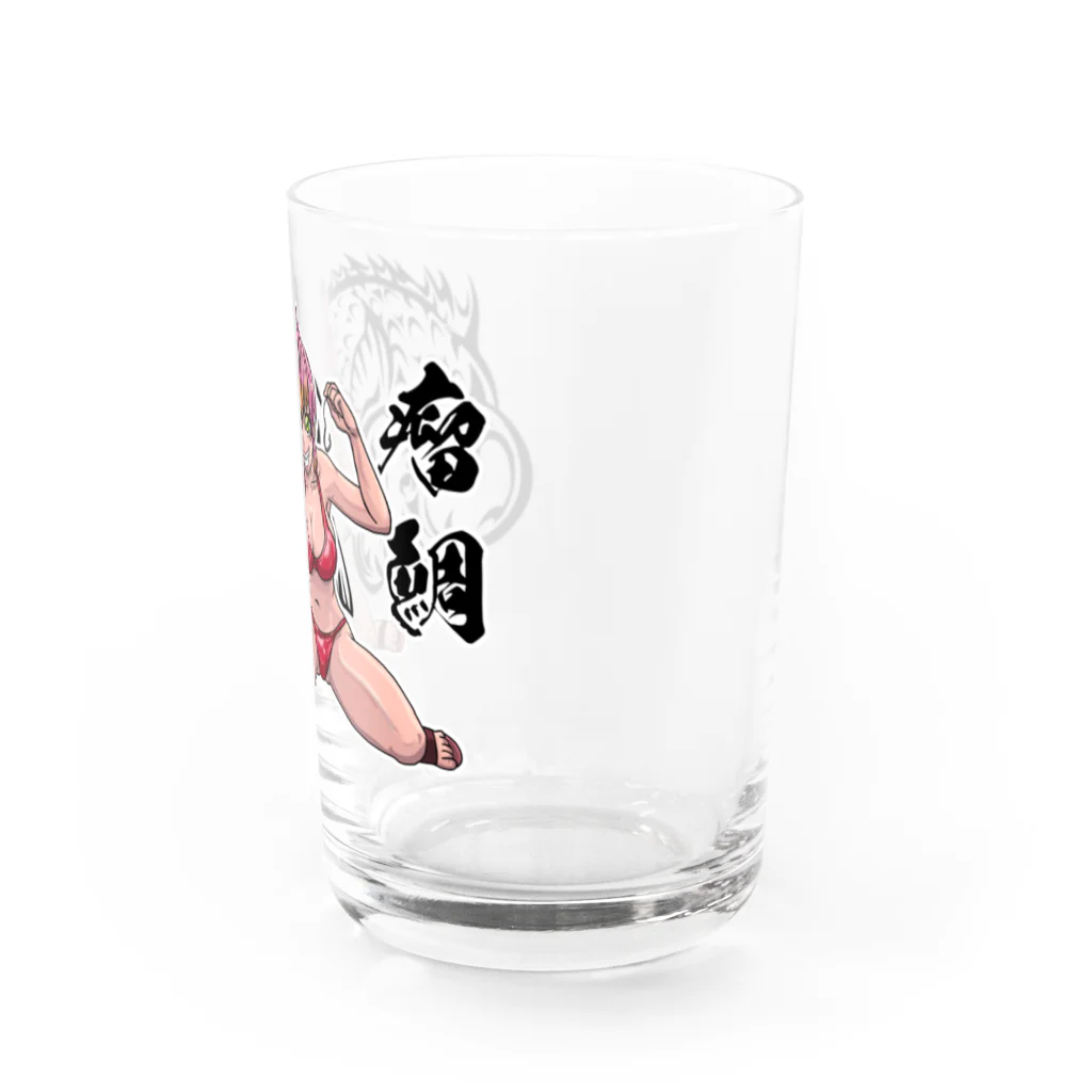 Carnelのコブダイ娘 Water Glass :right