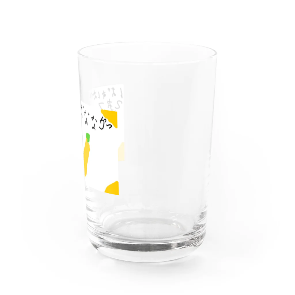 formalinmuimuiの6さいが描いたばなな買ってきて Water Glass :right