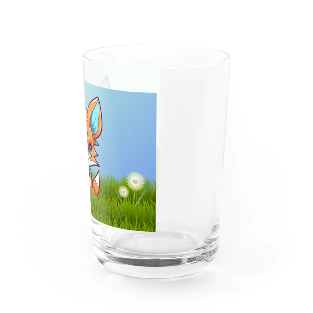 Vasetti_pressの可愛いキツネ Water Glass :right