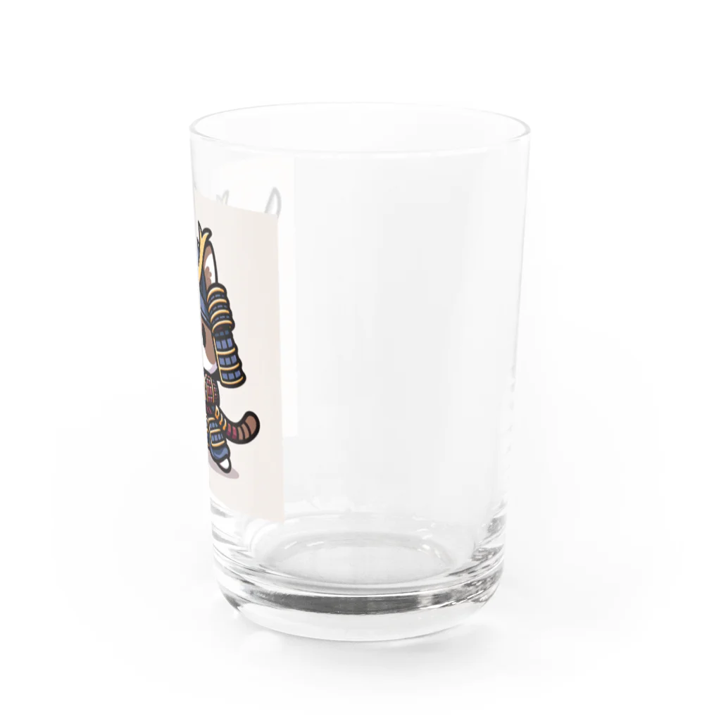 にゃんラボの武士にゃんこ Water Glass :right