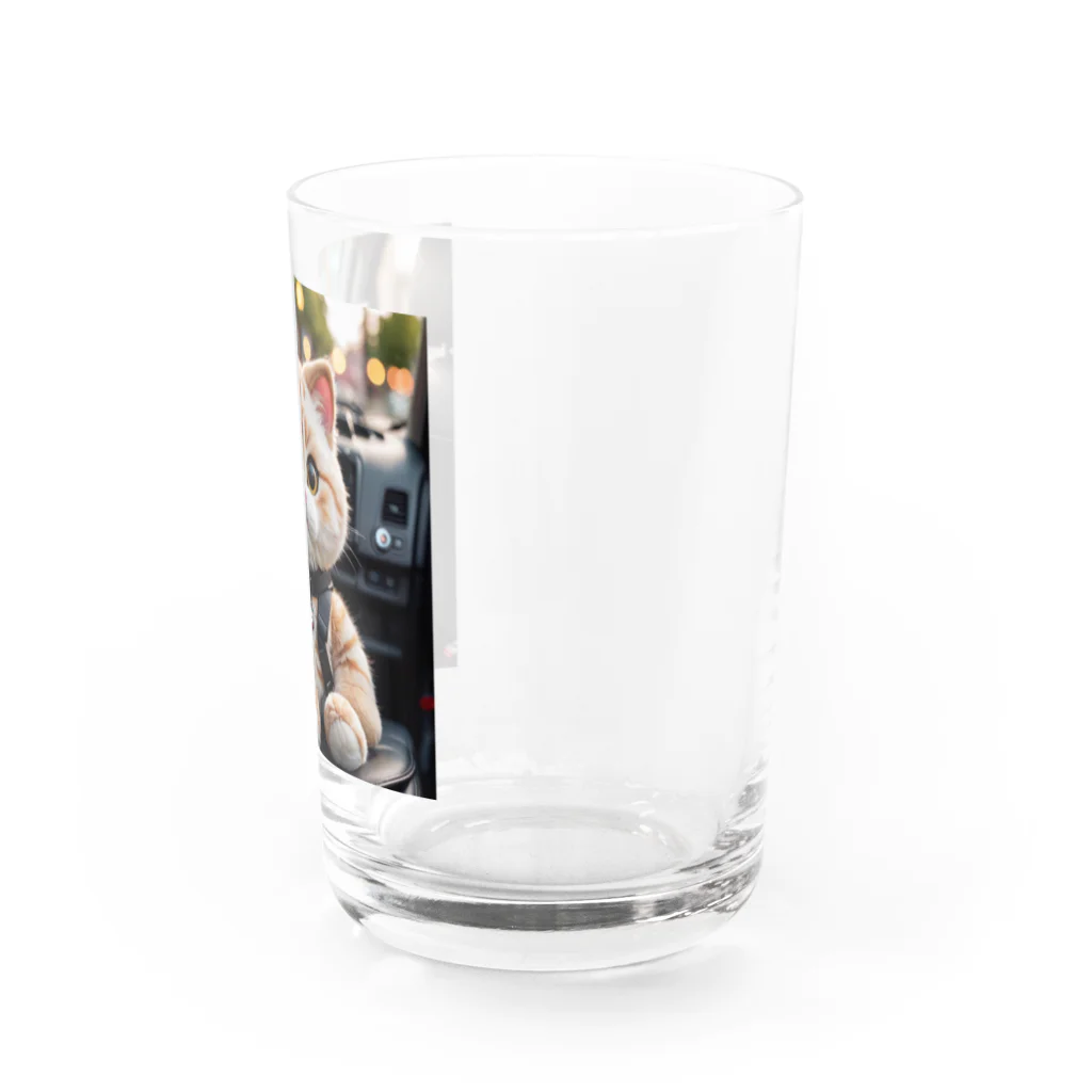 asnaynの車でお出かけネコちゃん Water Glass :right