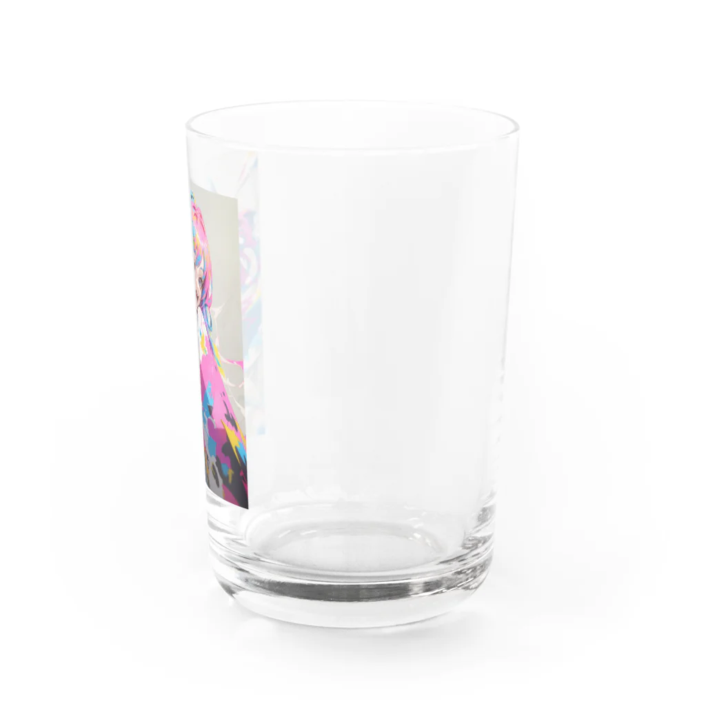 やってるよ！のマーブルガール Water Glass :right