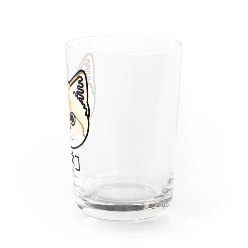 オガワユミエの02スナネコ（キャラ） Water Glass :right