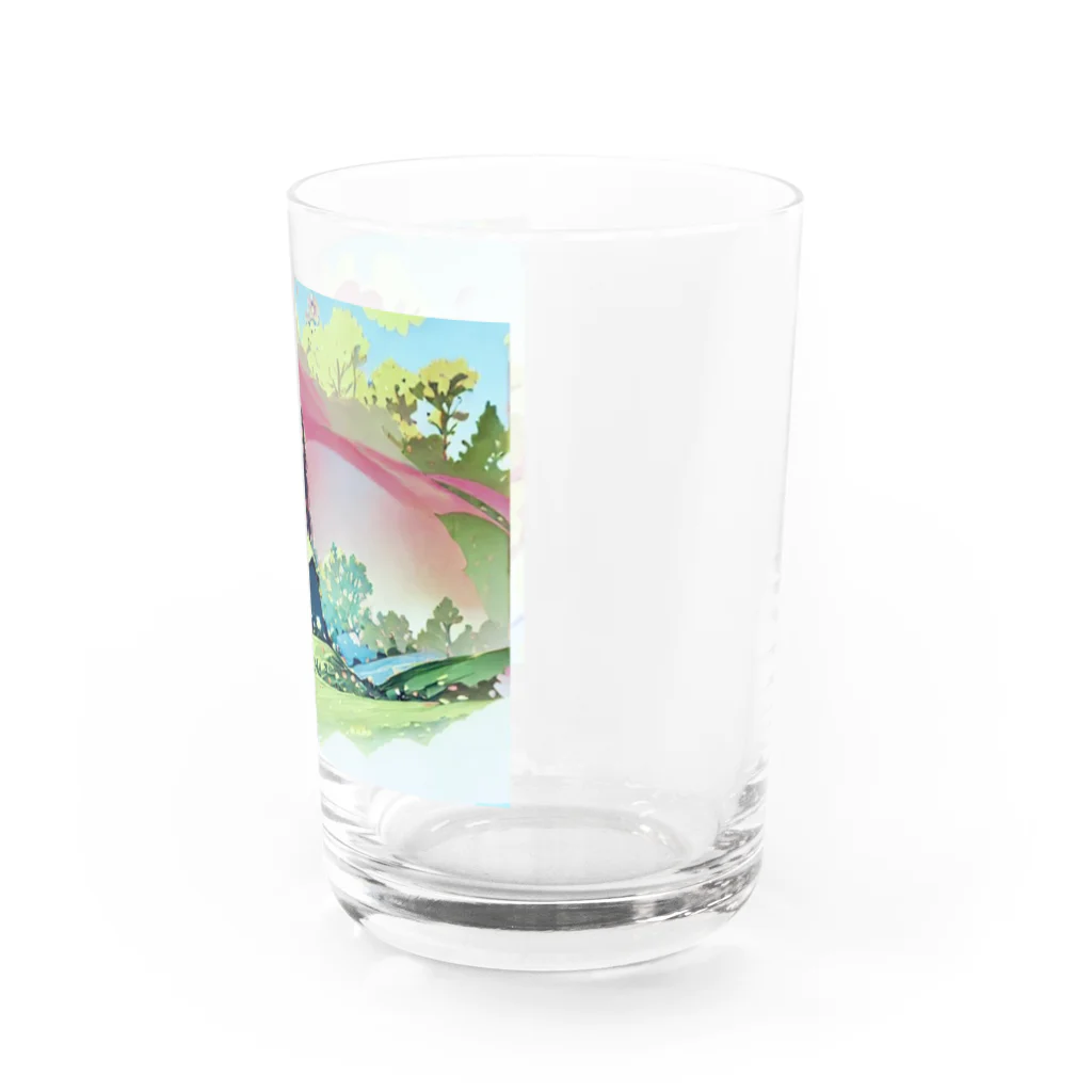 okono_eの希望に満ちた旅立ち＠姪ﾁｬﾝ Water Glass :right