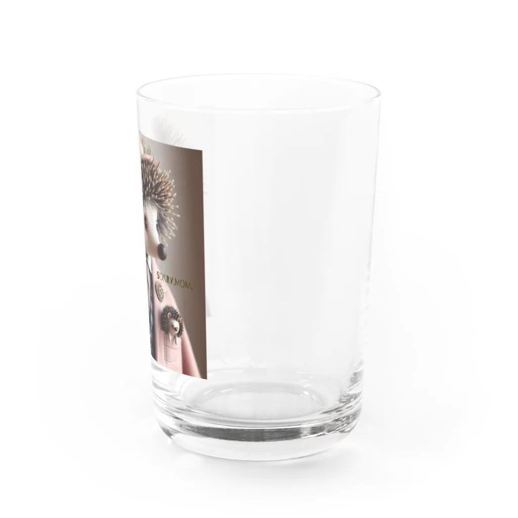 Sorry,momのハリネズミのネズーくん Water Glass :right