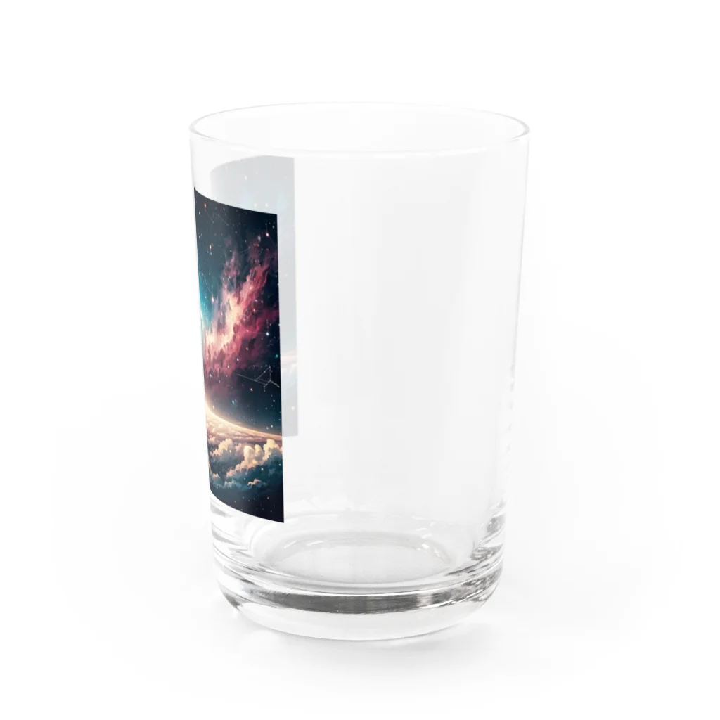 宇宙の神秘グッズ販売所のさいしょの宇宙 Water Glass :right