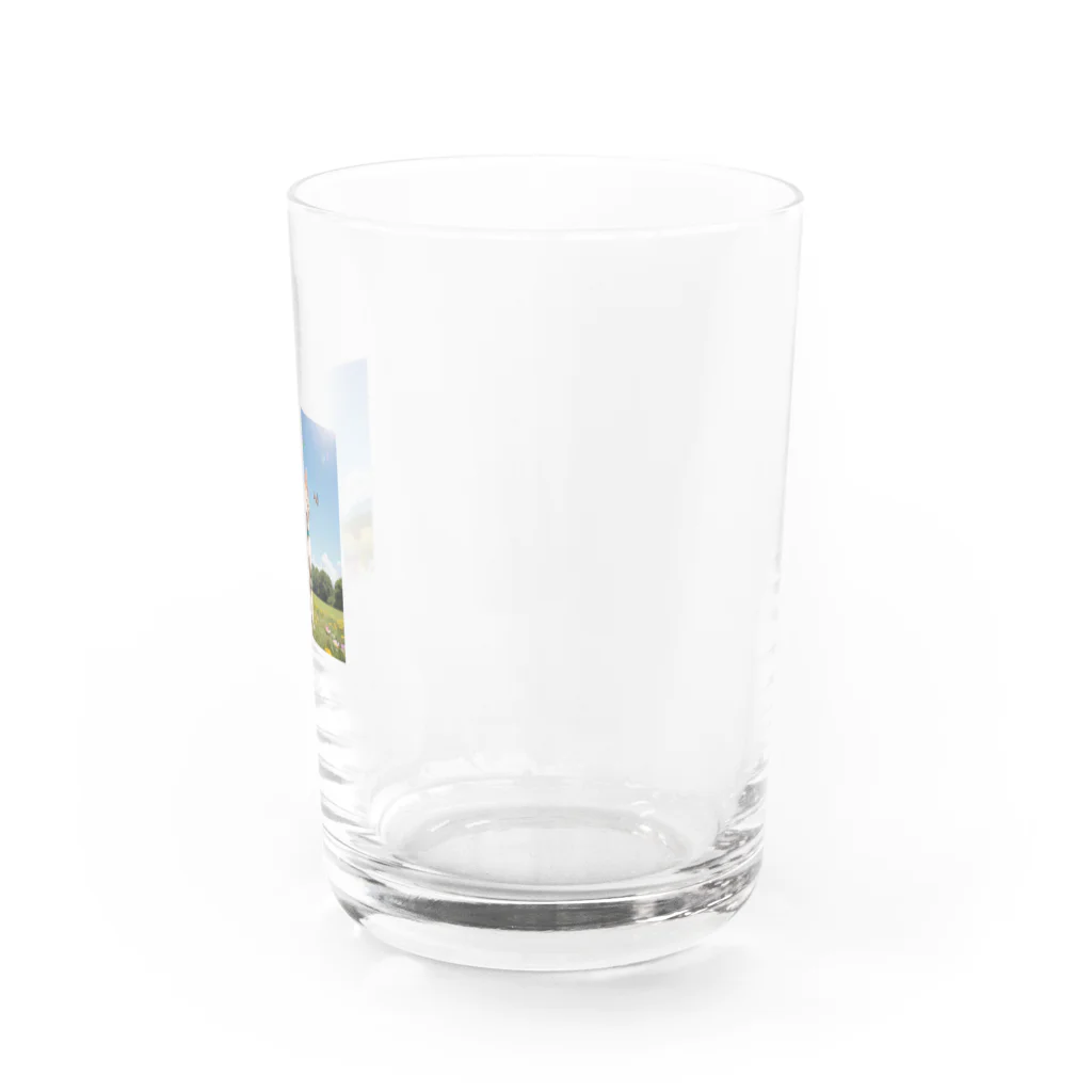 ニャムの上品さんニャン Water Glass :right