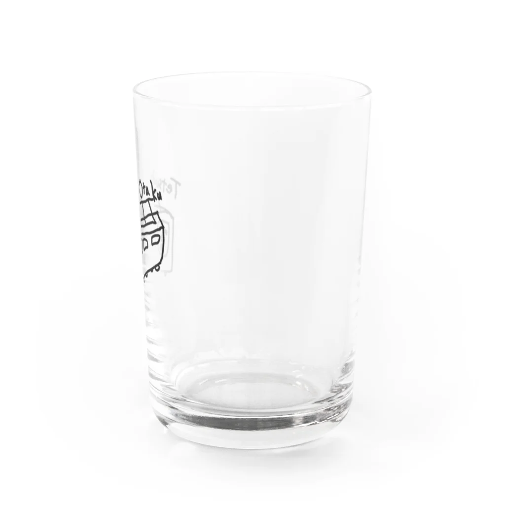 Whippy's Otaku ShopのTetsudo Otaku Water Glass :right