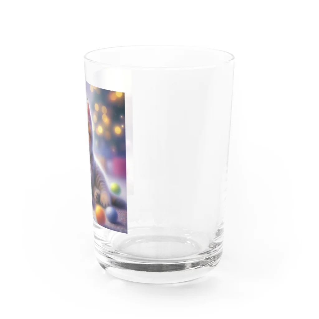 kangekiの遊ぶにゃんこNo.7 Water Glass :right