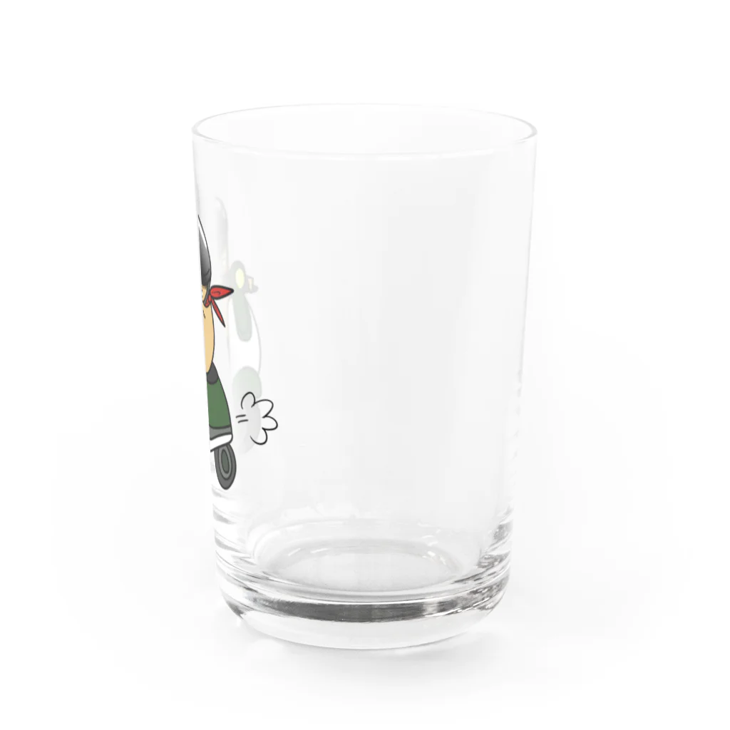 kaberinのスクーターきのこ Water Glass :right