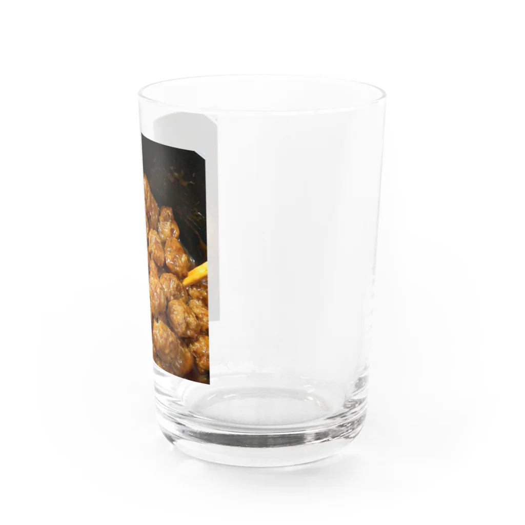 マキアートショップの自家製ミートボール Water Glass :right