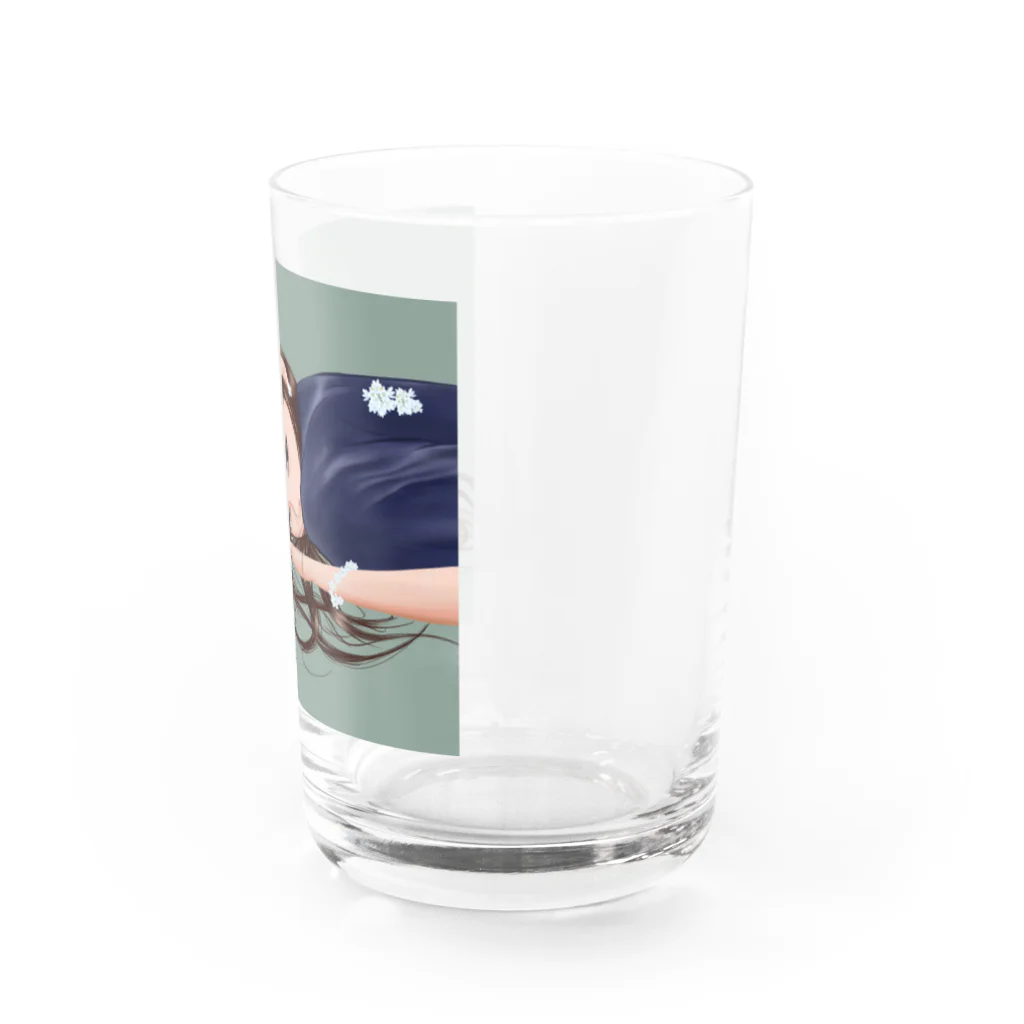 tea partyの花かんむり Water Glass :right