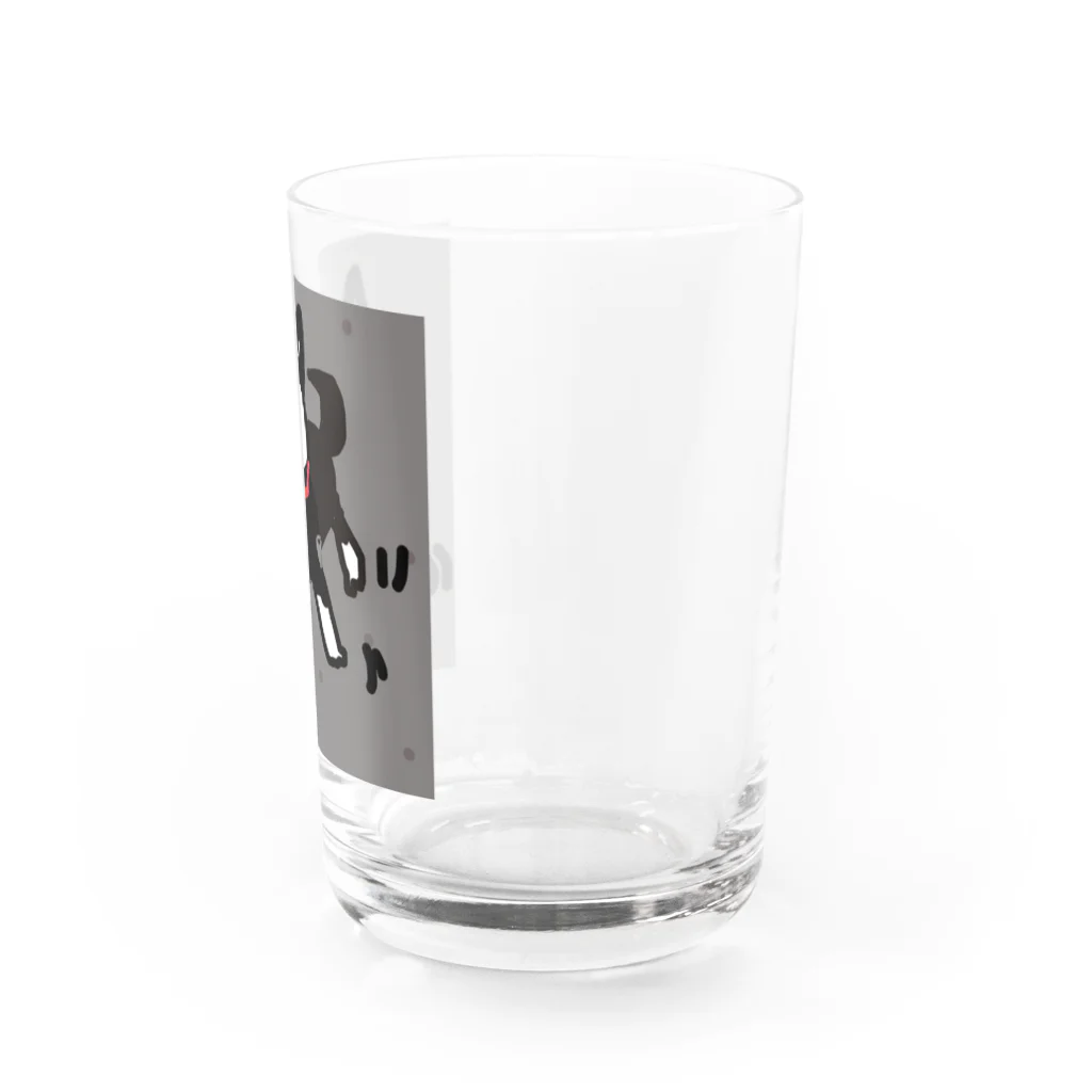 ペコりんショップの柴犬散歩拒否 Water Glass :right