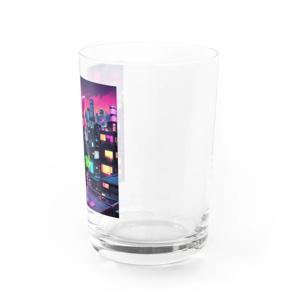 AI妖怪大図鑑のネオン妖怪　エモナ Water Glass :right