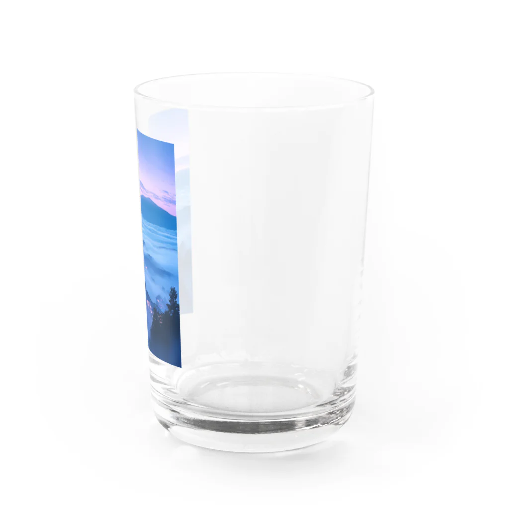 AQUAMETAVERSEの雲海とホテル街の灯　ラフルール　1859 Water Glass :right