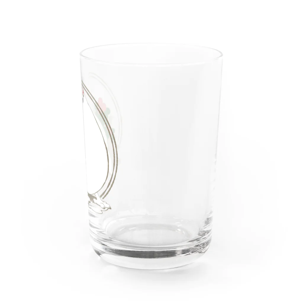 NITORIのニホンライチョウのグラス グラス右面
