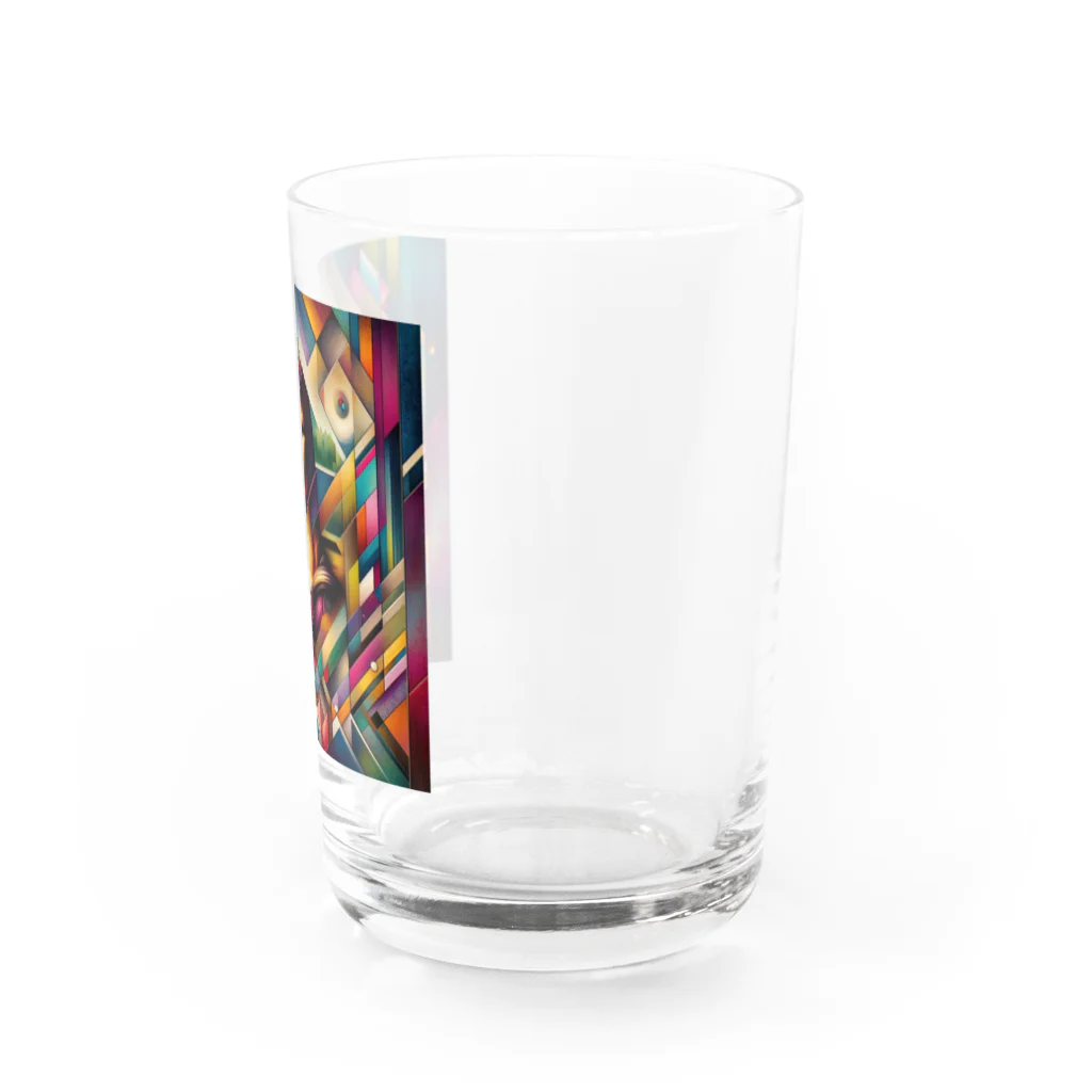 Qten369のモナリザ？ Water Glass :right