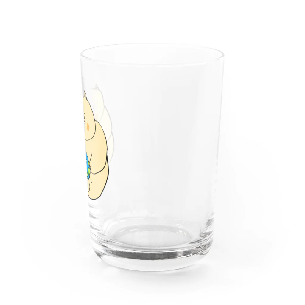 hoisa-hoisaのおらの地球 Water Glass :right