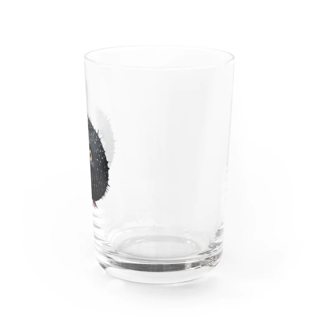 AI妖怪大図鑑のウニ妖怪　バッフン（背景なし） Water Glass :right