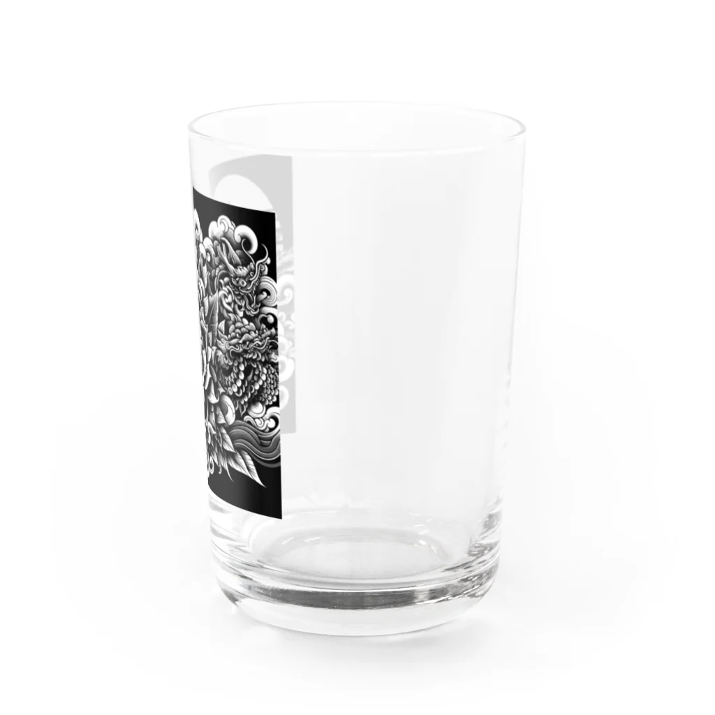 tooeの和華日　黒 Water Glass :right