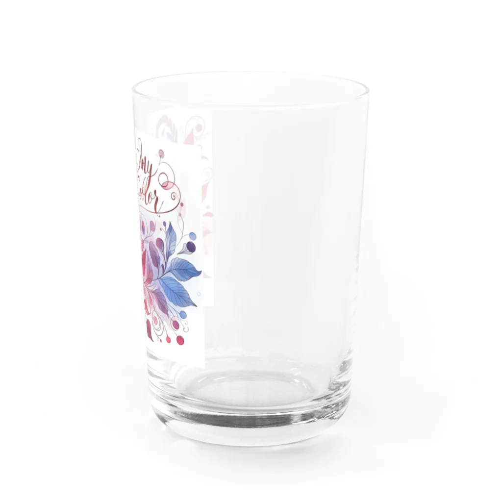 MILIKUのMy Color 赤と紫 Water Glass :right