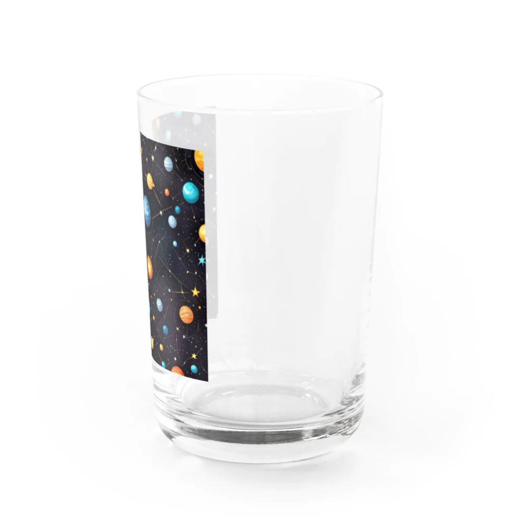 mibusenaの宇宙空間デザイン Water Glass :right