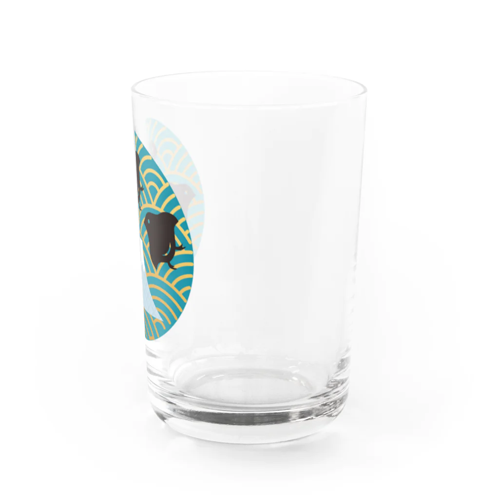 R's Market コトリちゃんのちどりちゃんと富士山 Water Glass :right