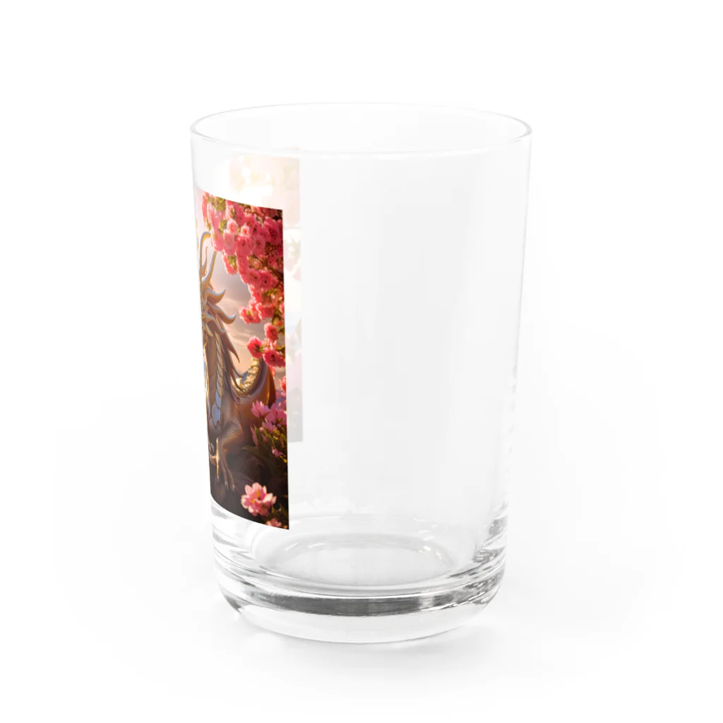 AsukaKotohaの富士山＆花見で大興奮の龍 Water Glass :right