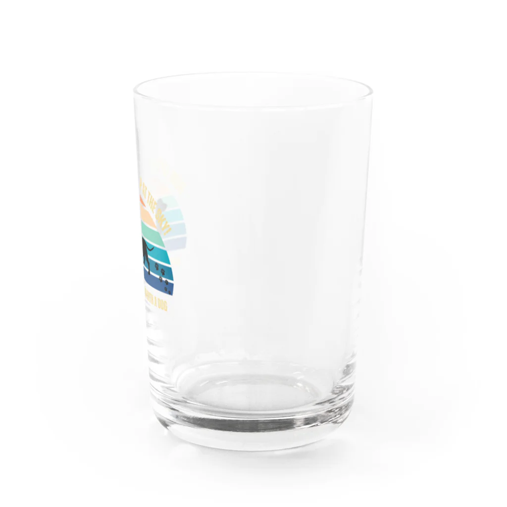 dreamy-designのわんちゃん　ダックスフンド Water Glass :right