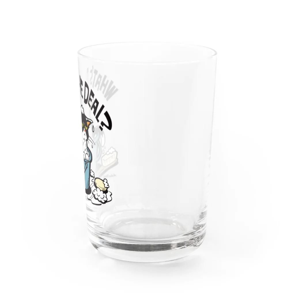 AckeeWolf Art Shopの猫シャンプー Water Glass :right