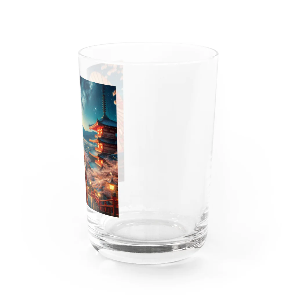 終わらない夢🌈の和の風景✨ Water Glass :right