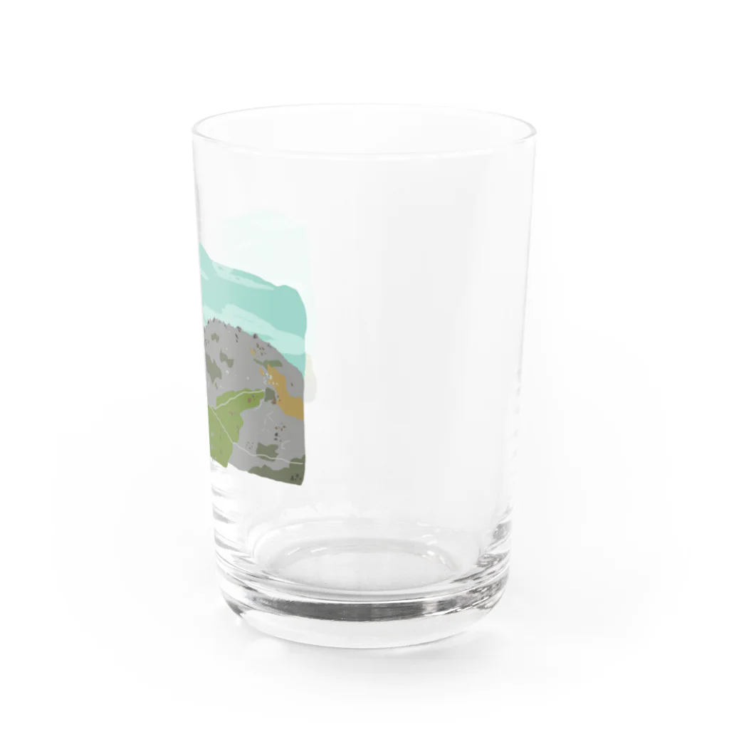 山歩き商店のあの日の景色 -鳥海山- Water Glass :right