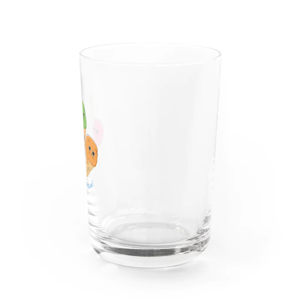 MaruSekaiのPurr cream！グラス Water Glass :right