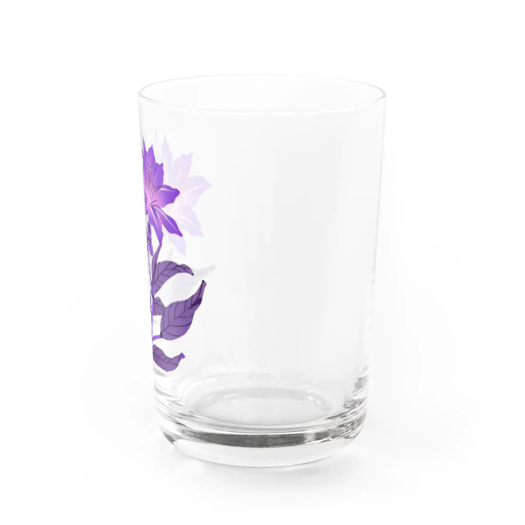 RetrowaveFlowerのRetrowaveFlower-ムラサキハナナ- Water Glass :right
