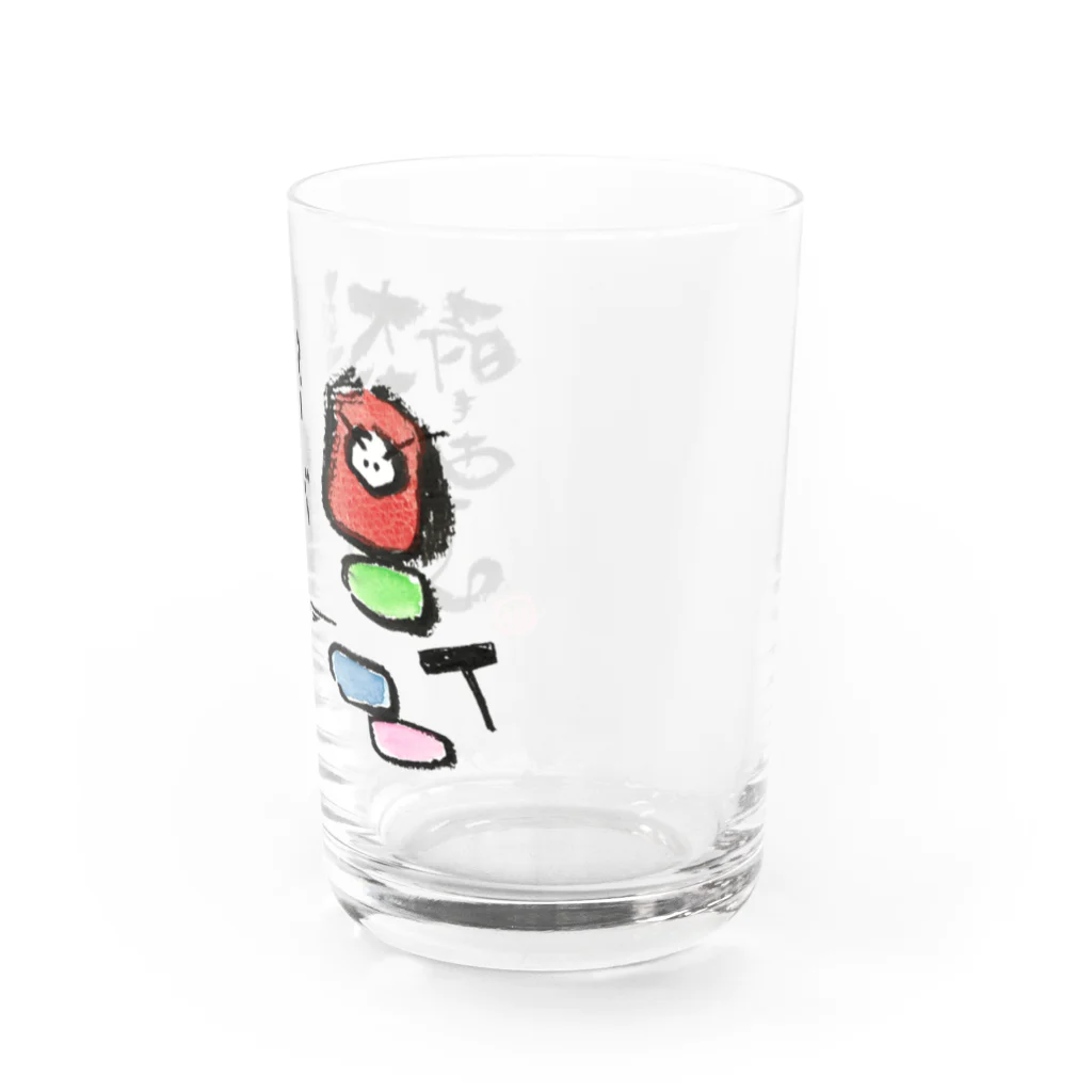 marumiのダルマシリーズ_だるま落とし Water Glass :right