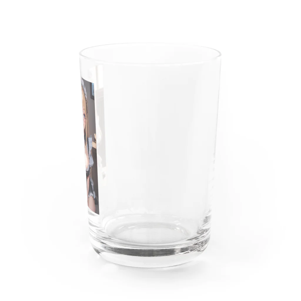 美少女学院の金髪美少女　七海ちゃんメイド Water Glass :right