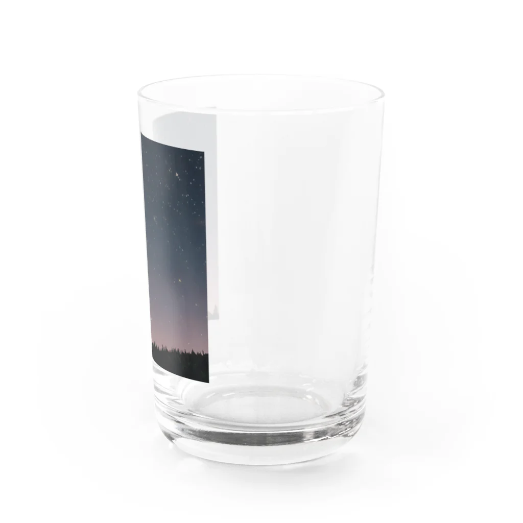 Chama's shopの星空 Water Glass :right