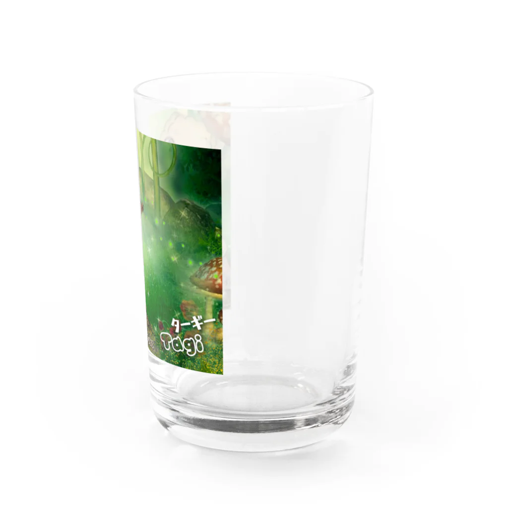 porte☘️bonheur〜ﾎﾟﾙﾄ·ﾎﾞﾇｰﾙのたれ耳うさぎの妖精〜ターギー！ Water Glass :right