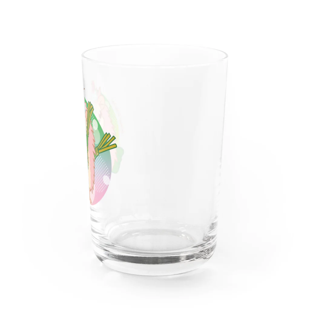 さちあきのおみせの季節のちまきハリネズミ Water Glass :right