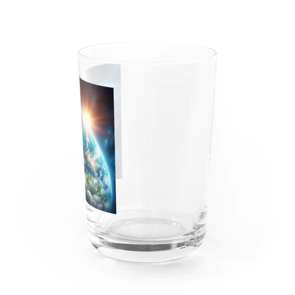 波乗り南国🏝️の惑星からの光 Water Glass :right