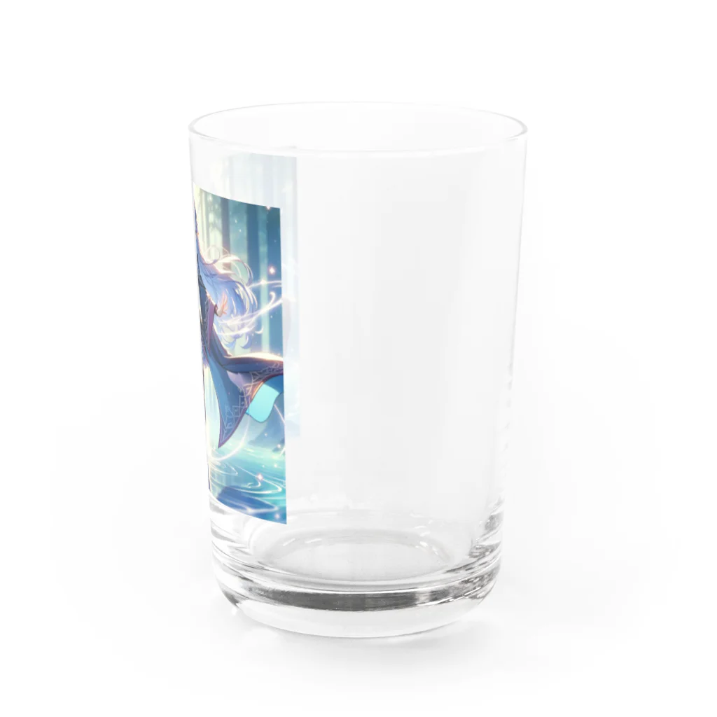 静寂工房の音のセリス・ミリオールと青い湖の魔法の物語 Water Glass :right