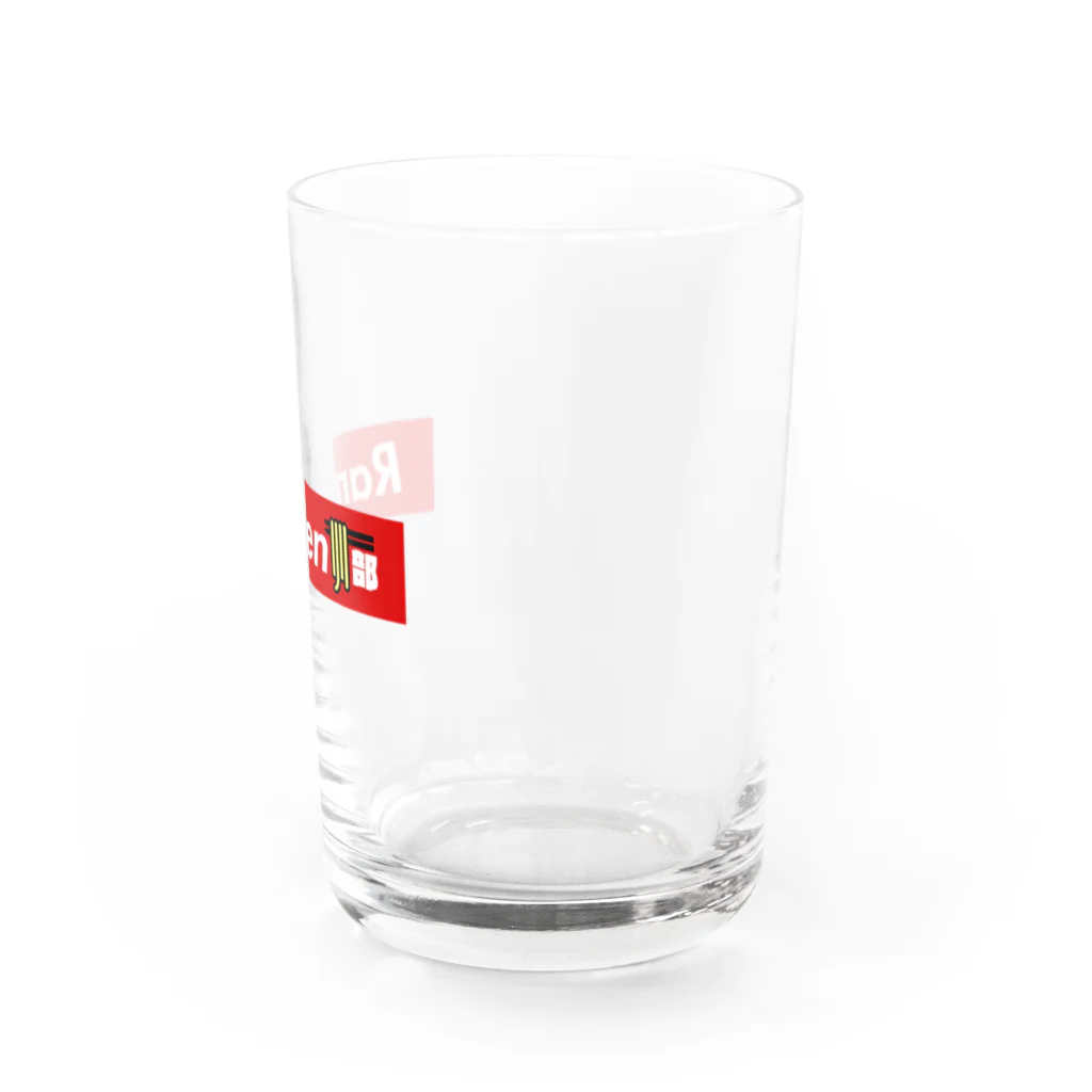 おもしろいTシャツ屋さんのRAMEN部 ラーメン部 Water Glass :right