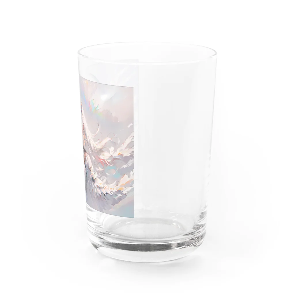 bellzetのWhite Melting Angel Water Glass :right