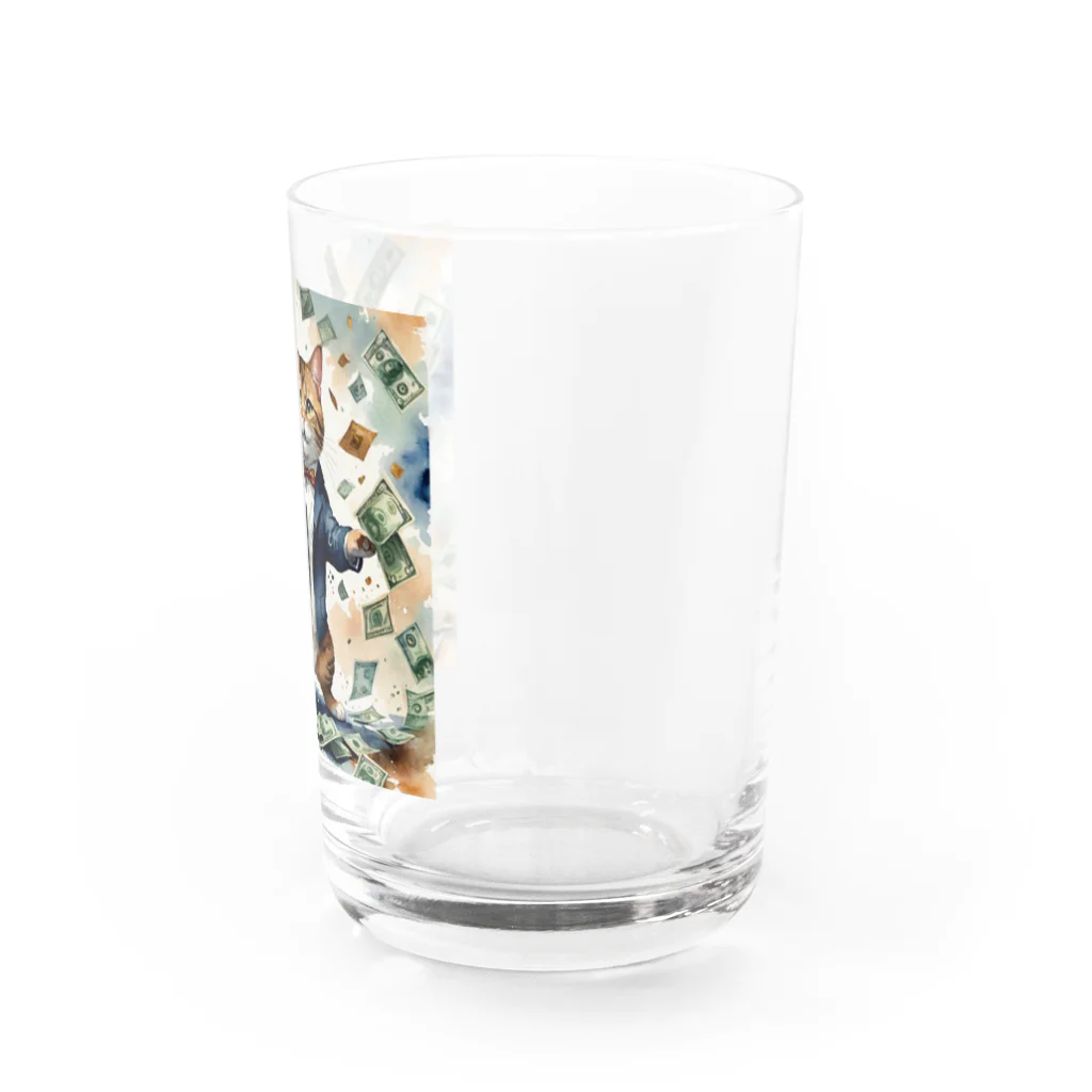 なむねこの猫社長 Water Glass :right