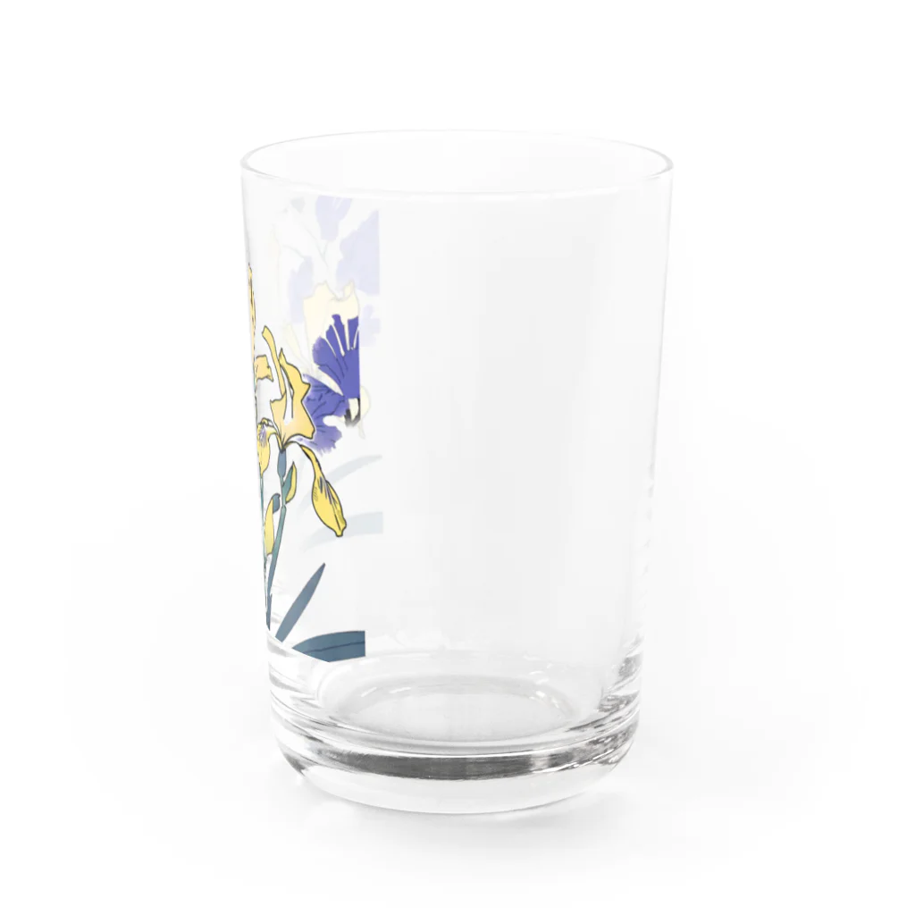 RetrowaveFlowerのRetrowaveFlower-ハナショウブ- Water Glass :right