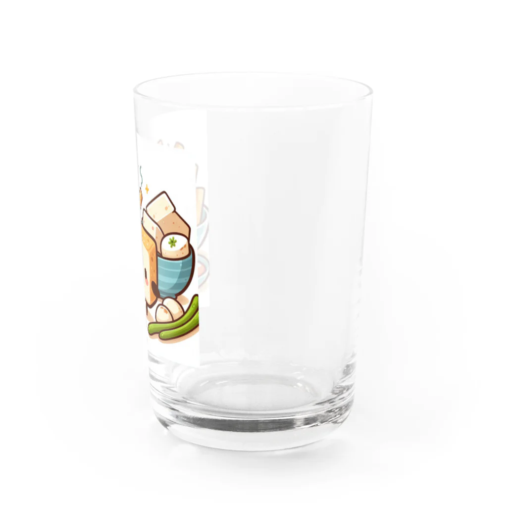 shalify53の揚げ豆腐ちゃん Water Glass :right