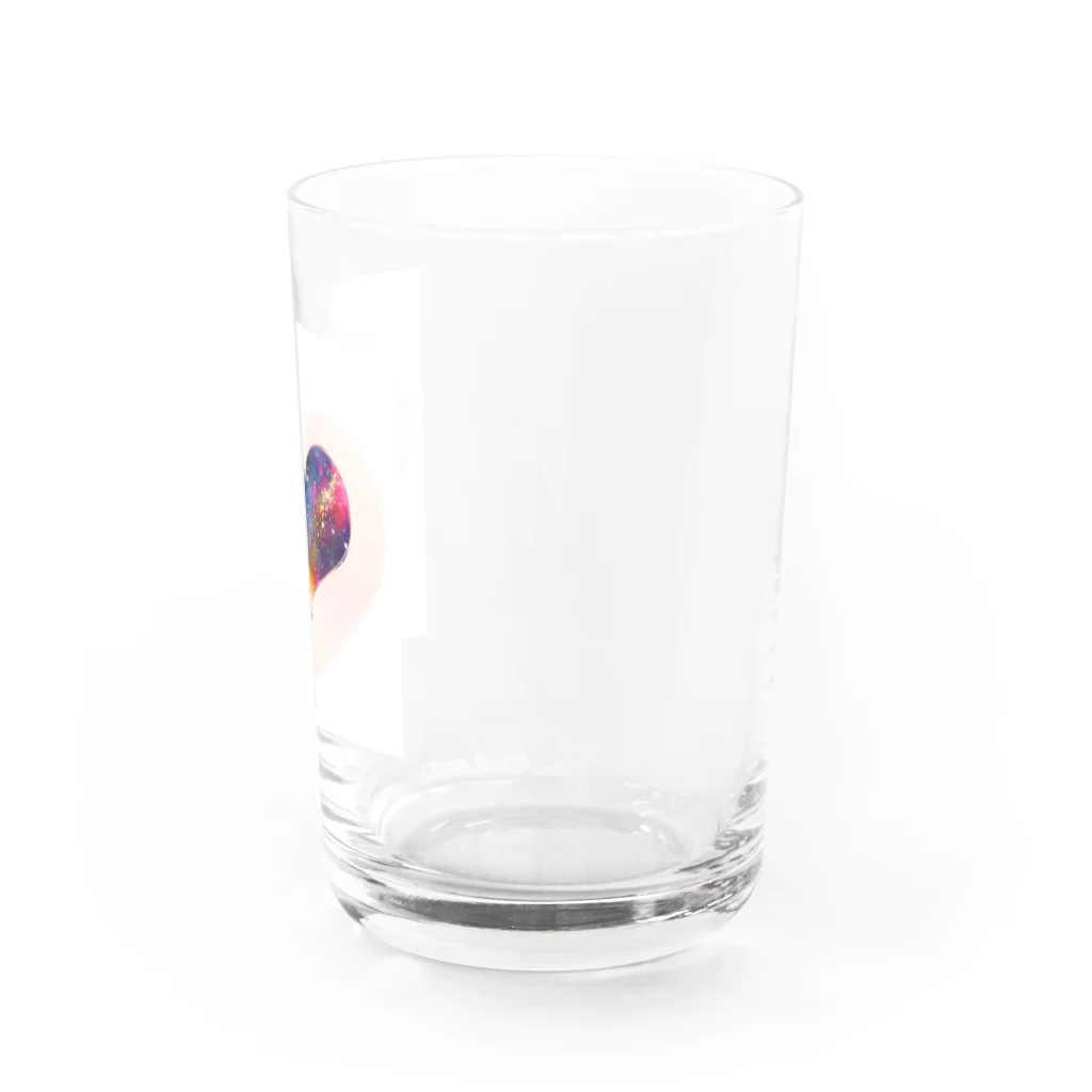 bittersweetの彩りハート銀河ペイント Water Glass :right