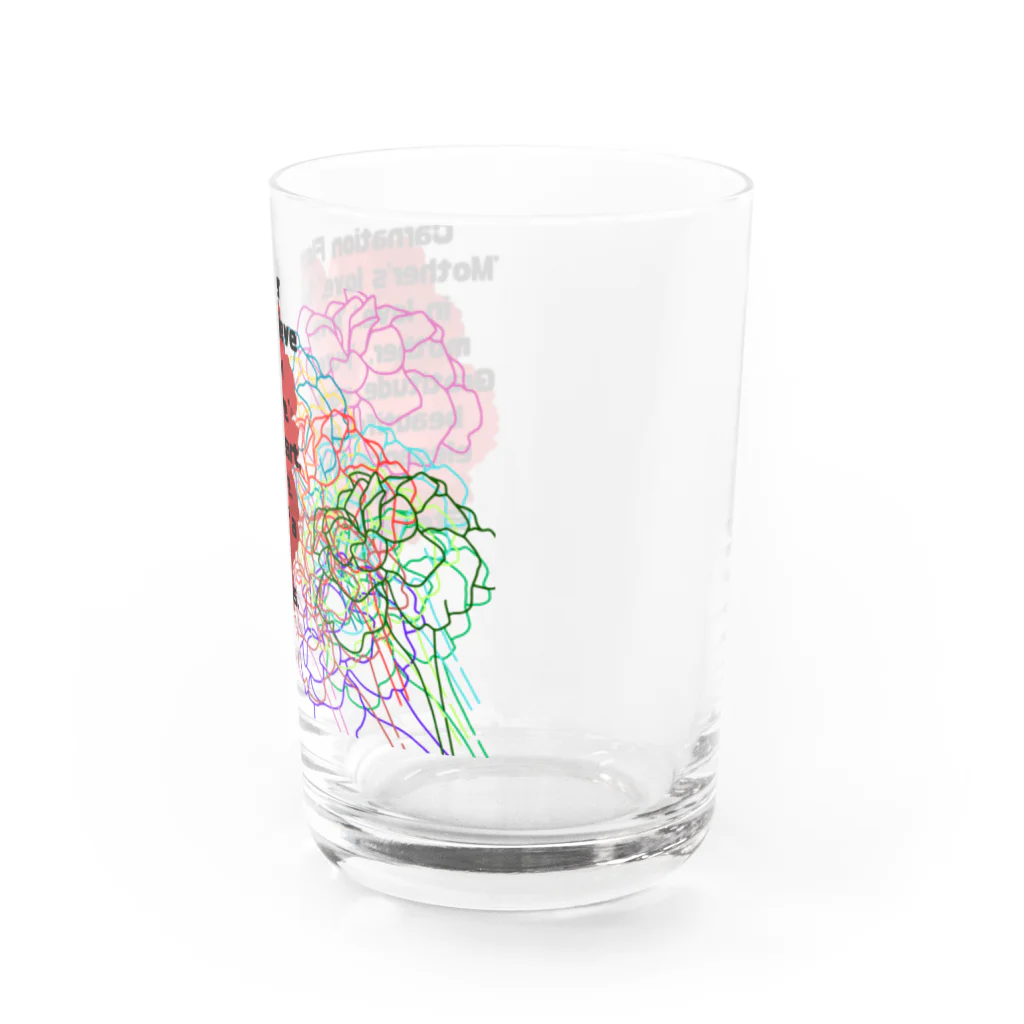 Mellow-Skyのカーネーション花言葉 Water Glass :right