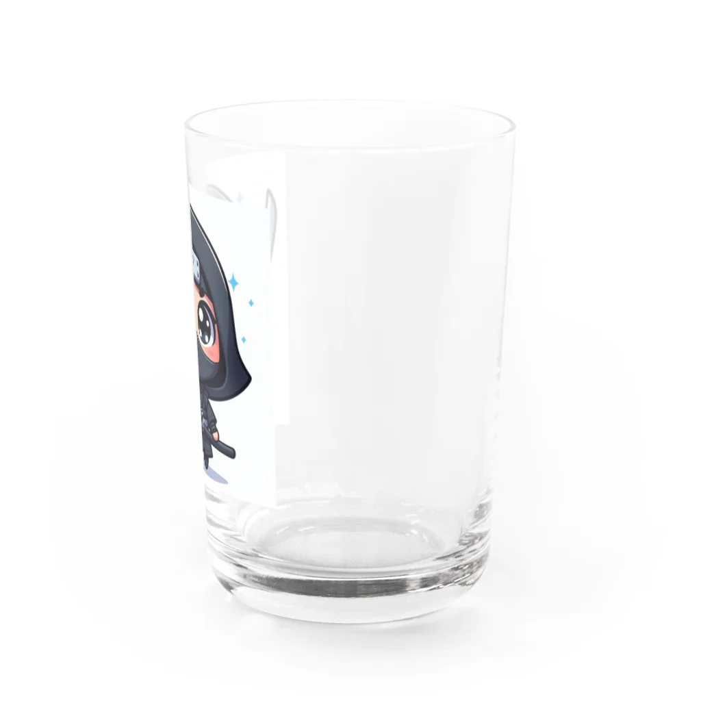 日本文化デザインショップの「侍スマイル」キュート侍 Water Glass :right